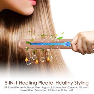 NITION - Plancha profesional de titanio para cabello - ventajas