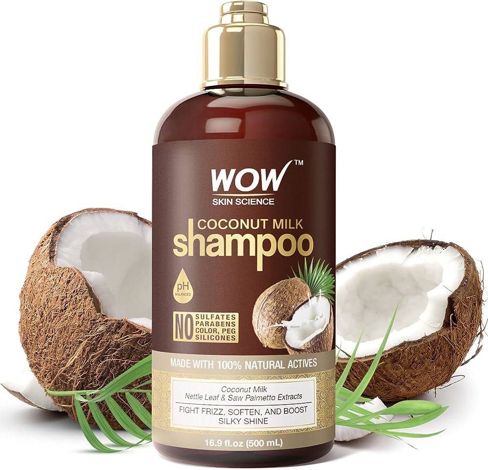 shampoo de coco suave y brillante para tu cabello