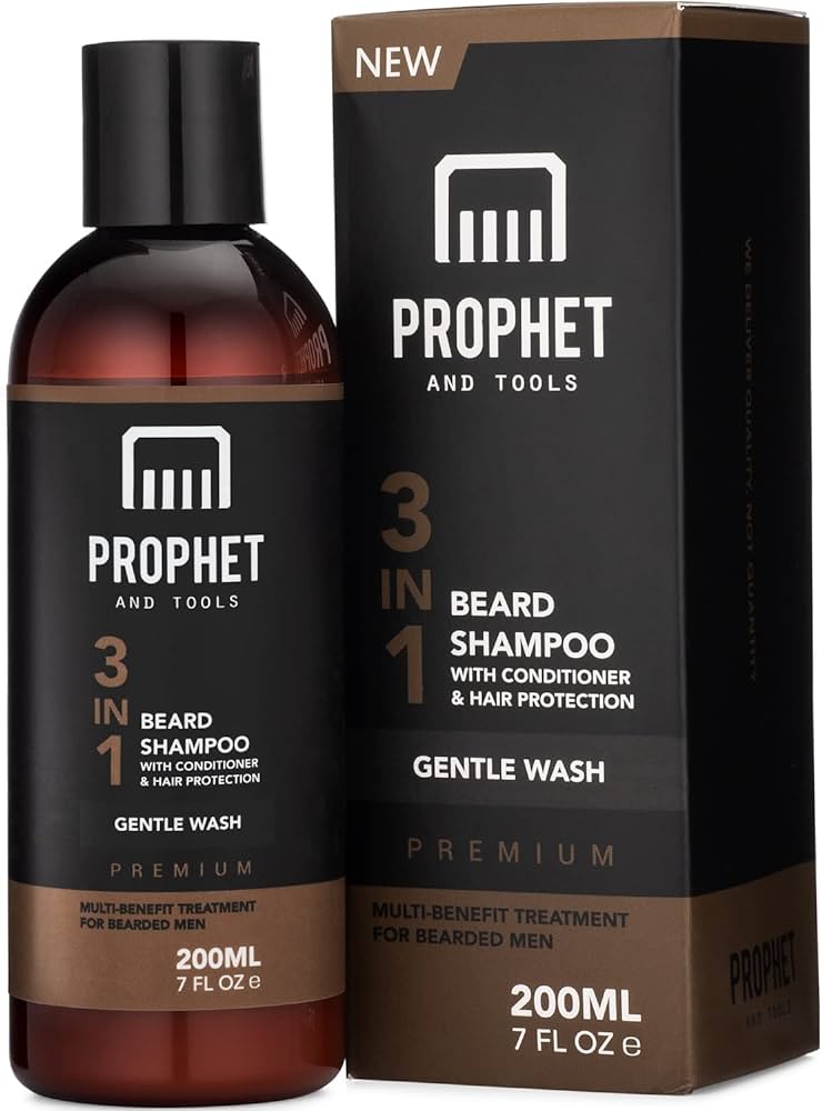 shampoo para barba suave y brillante
