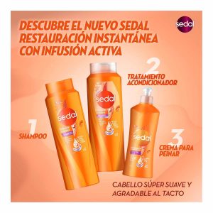 Cuidado de Cabello 23 rescata tu cabello sedal shampoo y acondicionador