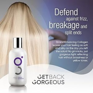 Cuidado de Cabello 23 luce un cabello amarillo brillante con nuestro shampoo