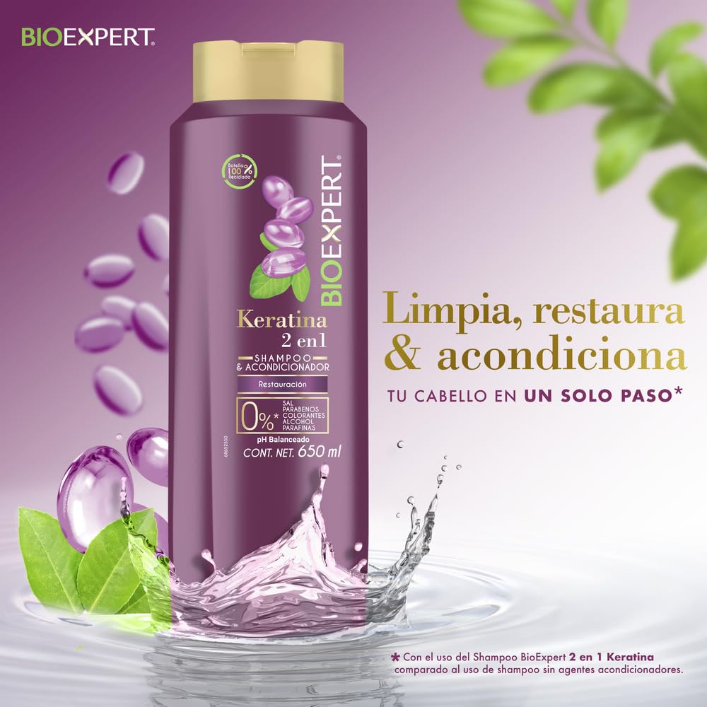 shampoo bioexpert cuida tu cabello con productos naturales