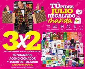 Cuidado de Cabello 22 3x2 en shampoo regalo para julio